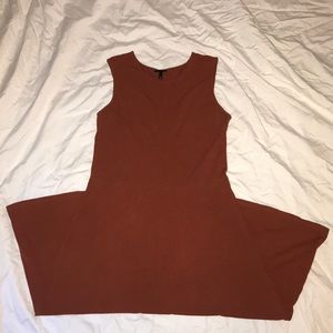Who What Wear Burnt Orange Dress (Size L)